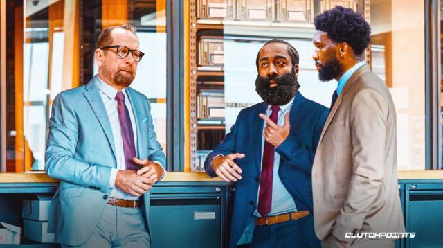 欧博-纳斯正式亮相费城 谈及哈登留队问题态度暧昧？